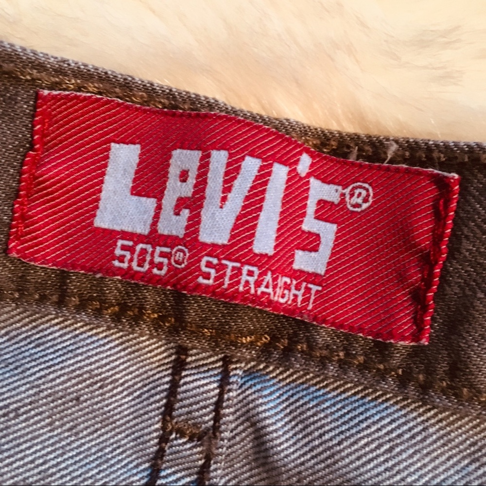 LEVI STRAUSS “505” REDTAG STRAIGHT LEG JEANS